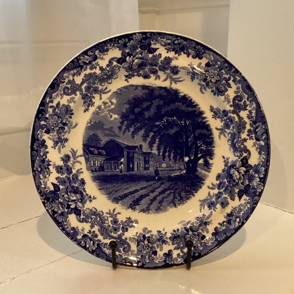 Vintage Wright Tyndall & Van Roden Philadelphia Plate